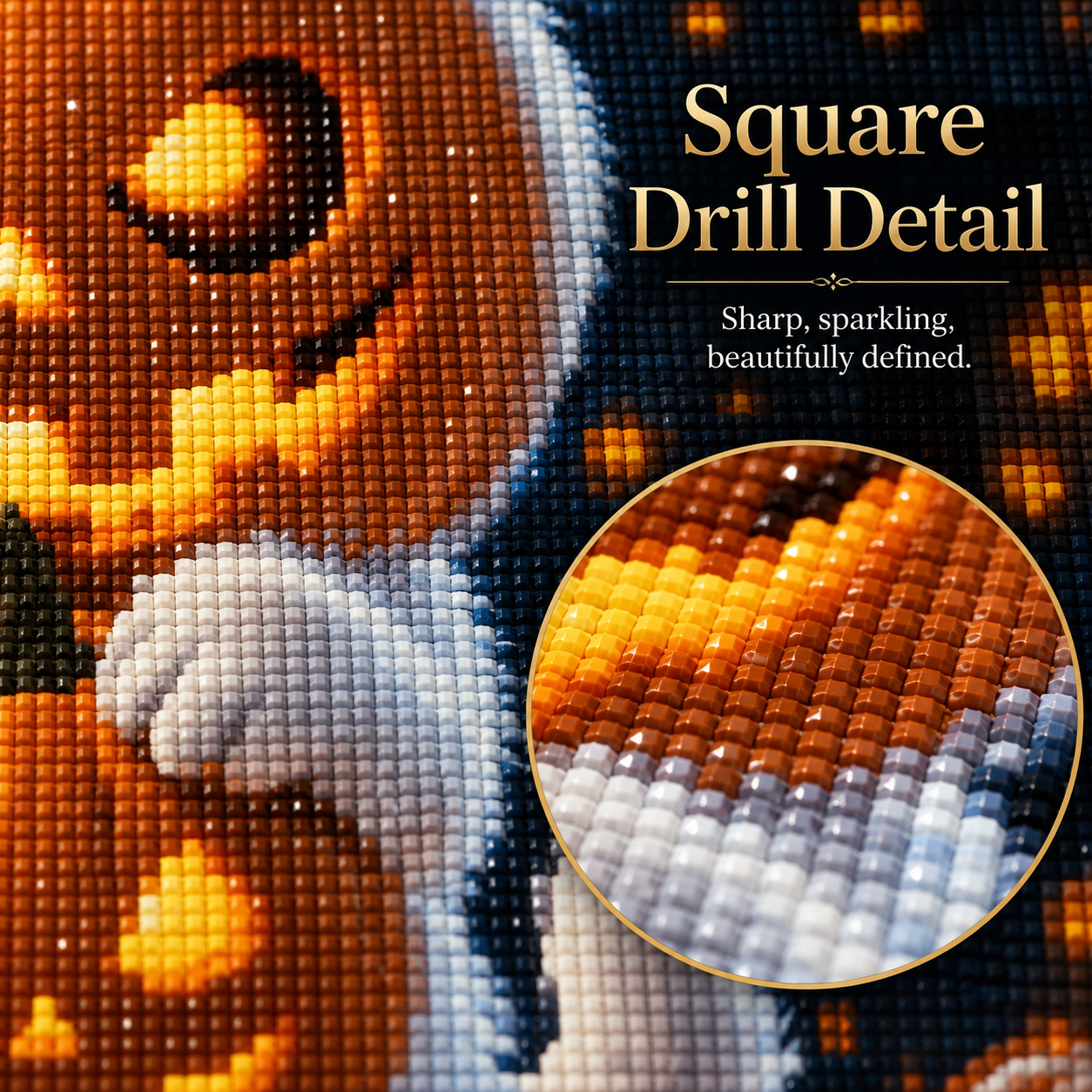 Pumpkin Cat Halloween Diamond Painting Kit
