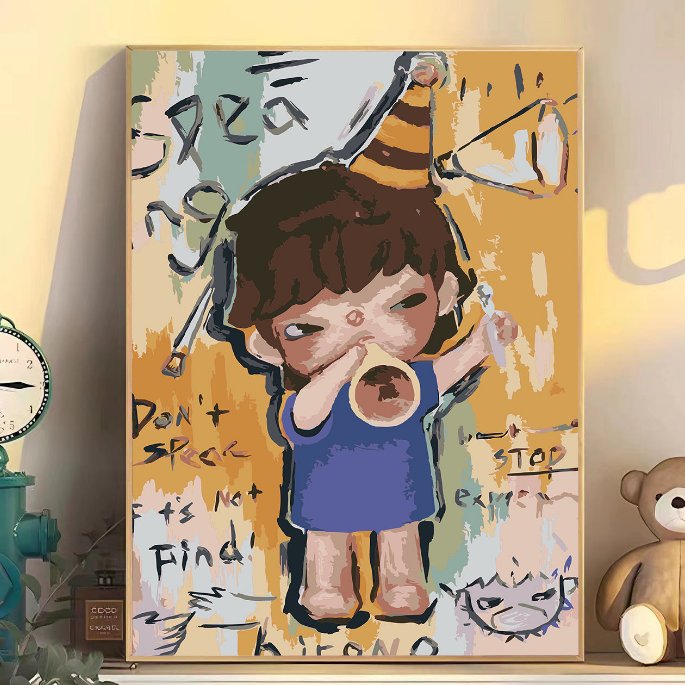 paint by numbers Animation Trending Doll Style