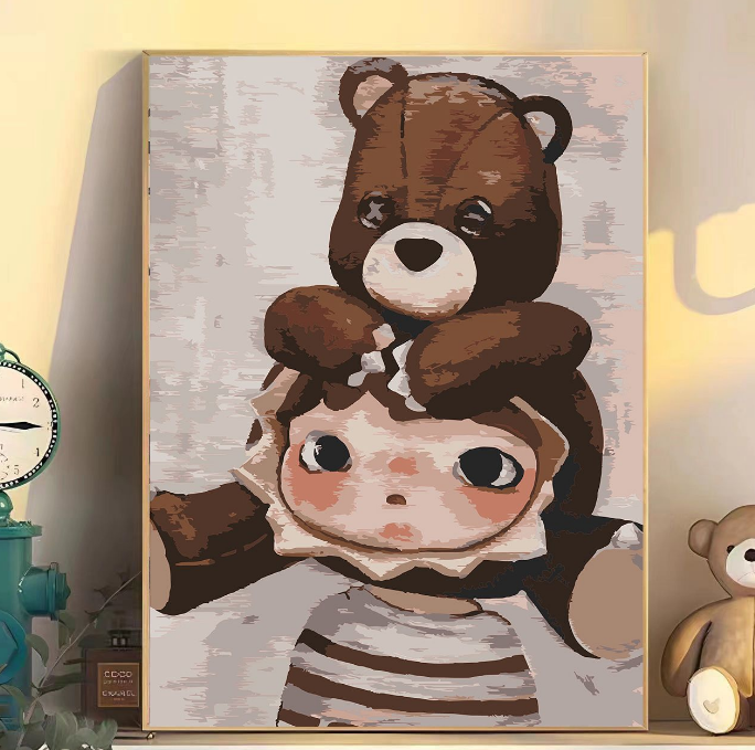 paint by numbers Animation Trending Doll Style