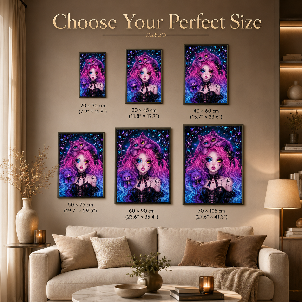 Mystic Moon Lily Diamond Painting Kit